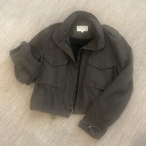 Rag & Bone Olive Green Military Style crop Jacket, size S